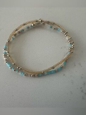 eNewton eGirl hope beaded bracelets 5.5”